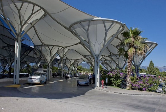 At the airport At the airport